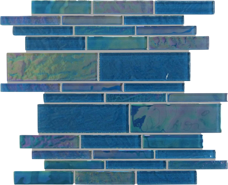 Treasure Topazstone Irregular Glass Mosaic Tile