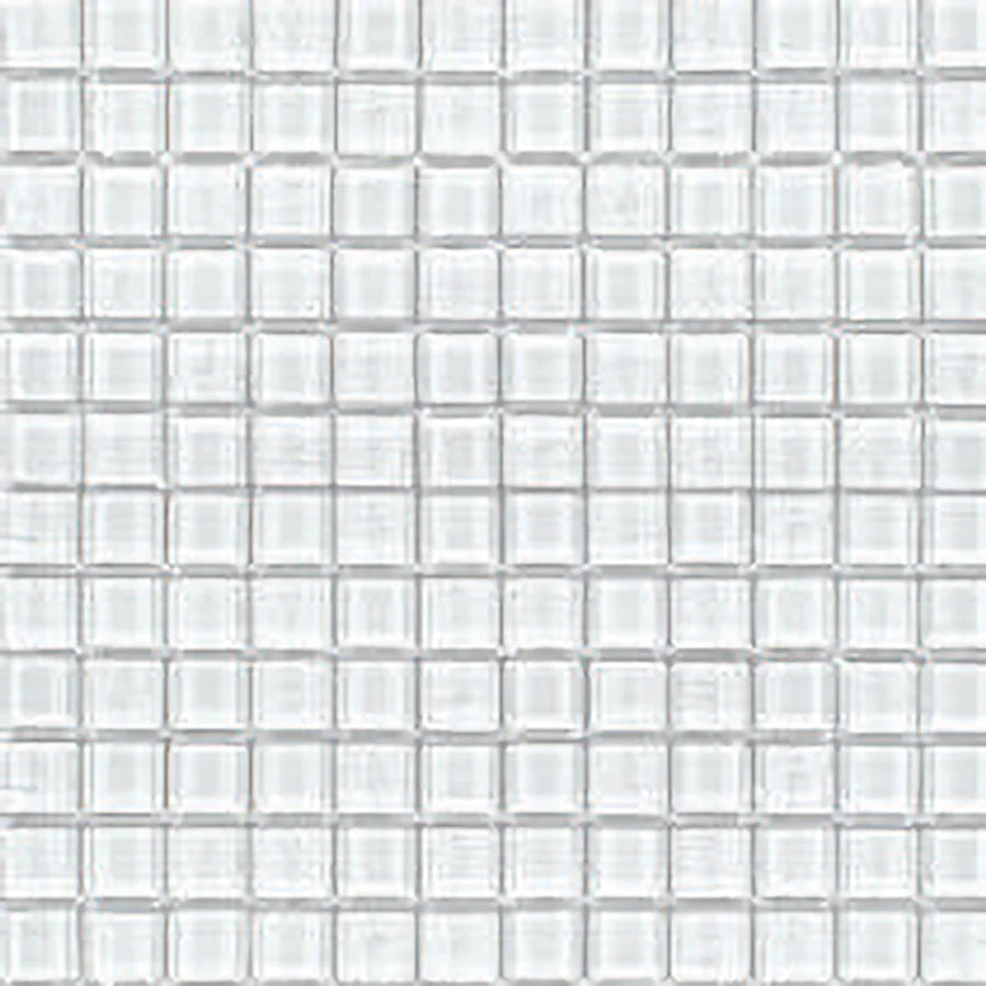 Treasure Whitestone 1x1 Glass Mosaic Tile — Solidshape