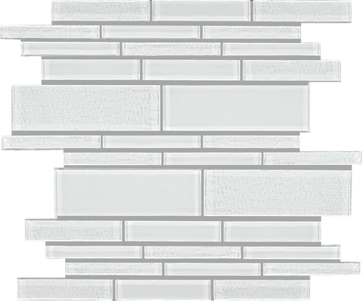 Treasure Whitestone Irregular Glass Mosaic Tile