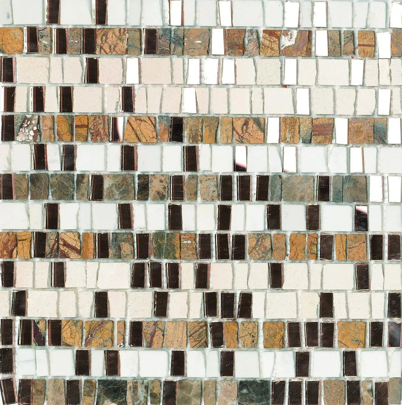 Tresor 11.81x12.01 Glass Mosaic