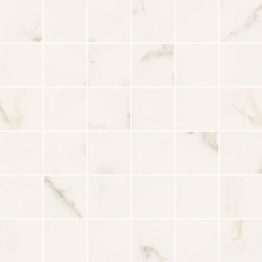 Trilogy Calacatta White Soft 2x2 Marble Look Porcelain Mosaic