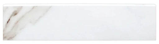 Trilogy Calacatta White Lux 3x12 Bullnose Marble Look Porcelain Trim