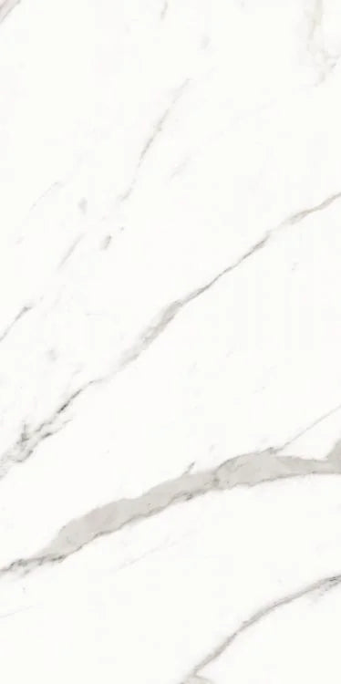 Trilogy Calacatta White Soft 12x24 Marble Look Porcelain Tile