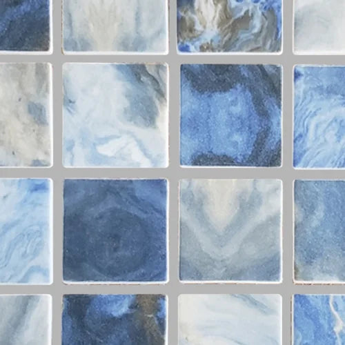 Tropical Aruba 22 2x2 Glass Mosaic Tile