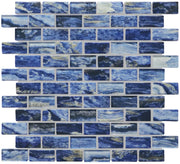 Tropical Bali 12 1x2 Glass Mosaic Tile