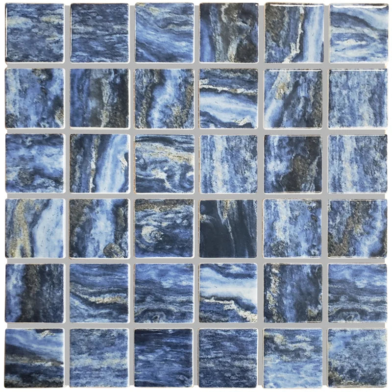 Tropical Bali 22 2x2 Glass Mosaic Tile