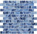 Tropical Seychelles 12 1x2 Glass Mosaic Tile