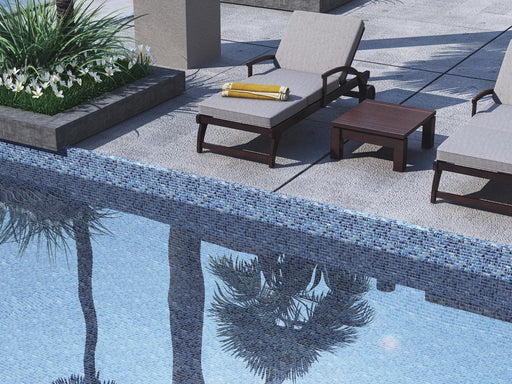 Tropical Seychelles 12 1x2 Glass Mosaic Tile