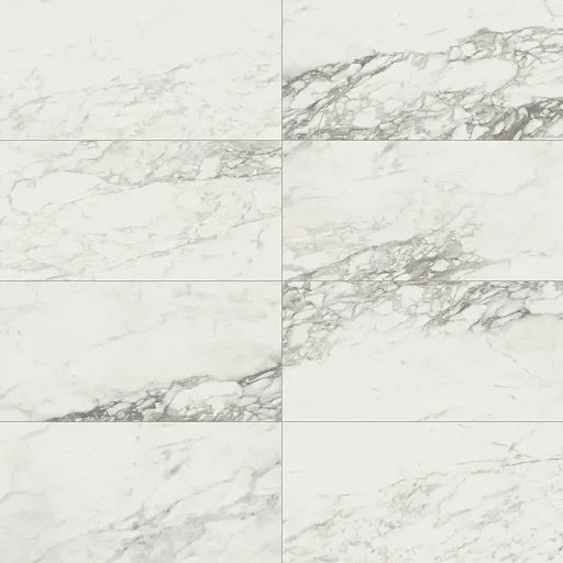 Tru Marmi Arabescato 3x12 Surface Bullnose Polished Ceramic/Porcelain Trim