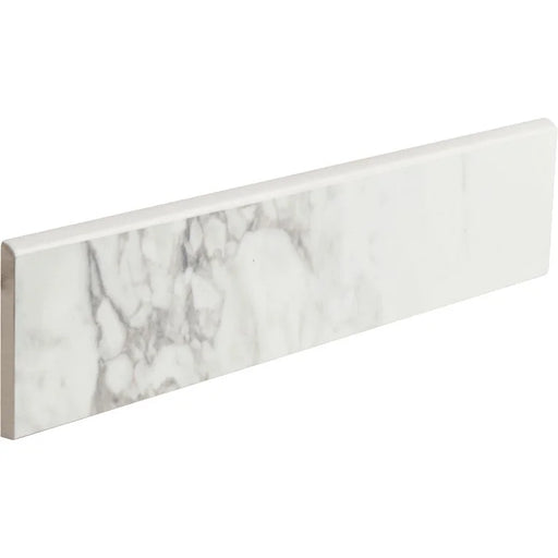 Tru Marmi Arabescato 3x12 Surface Bullnose Polished Ceramic/Porcelain Trim