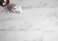 Tru Marmi Arabescato 4 Inch Hexagon Matte Porcelain Mosaic