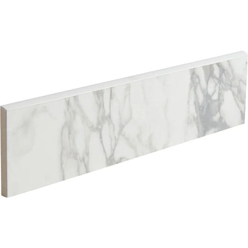 Tru Marmi Arabescato 1/2x12 Pencil Bullnose Matte Porcelain Trim