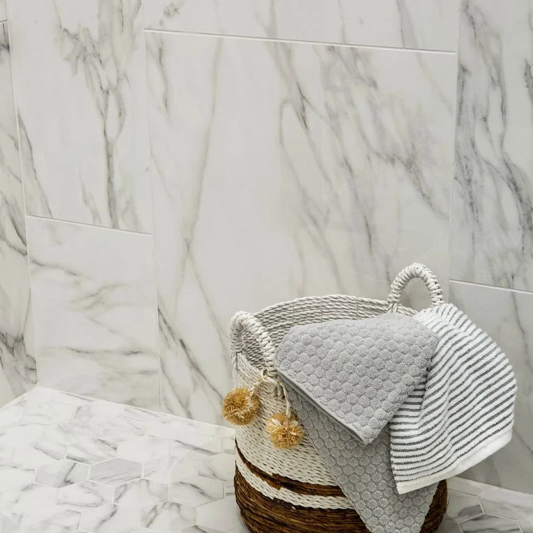 Tru Marmi Extra Matte 4 Inch Hexagon Ceramic/Porcelain Mosaic