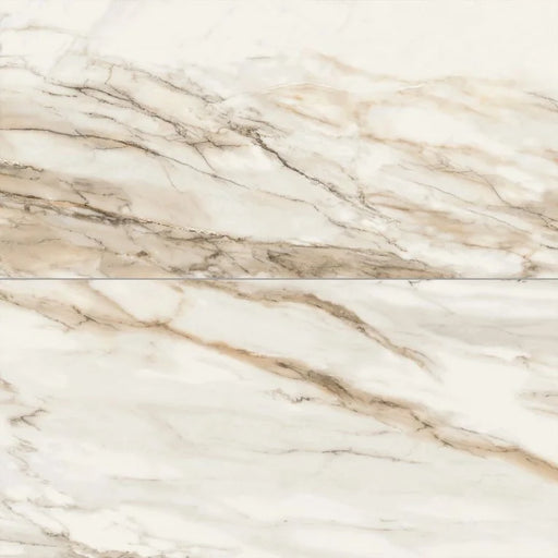 Tru Marmi Gold 3x12 Surface Bullnose Matte Marble Look Porcelain Trim