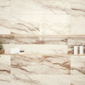 Tru Marmi Gold 3x12 Surface Bullnose Matte Marble Look Porcelain Trim
