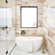 Tru Marmi Gold 1/2x12 Pencil Bullnose Polished Marble Look Porcelain Trim