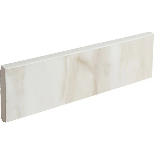 Tru Marmi Gold 1/2x12 Pencil Bullnose Matte Marble Look Porcelain Trim