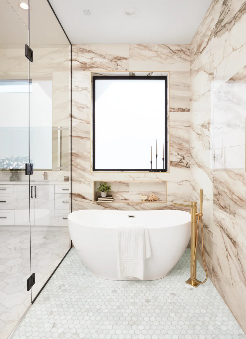 Tru Marmi Gold 24x48 Polished Porcelain Tile