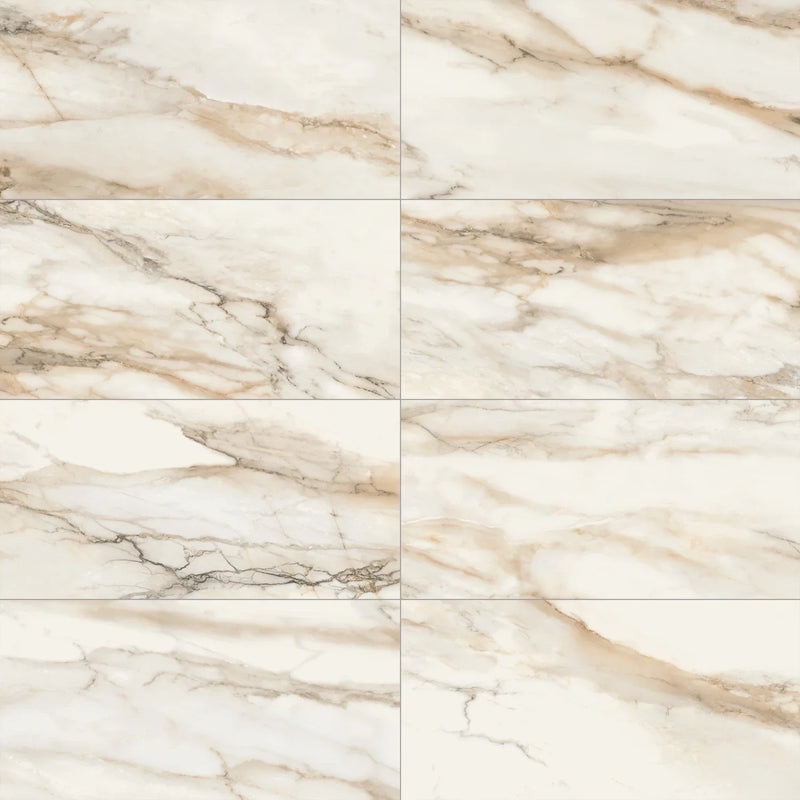 Tru Marmi Gold 24x48 Polished Porcelain Tile
