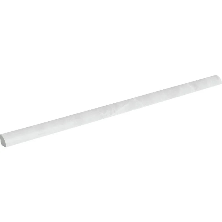 Tru Marmi Silver 1/2x12 Pencil Bullnose Matte Porcelain Trim