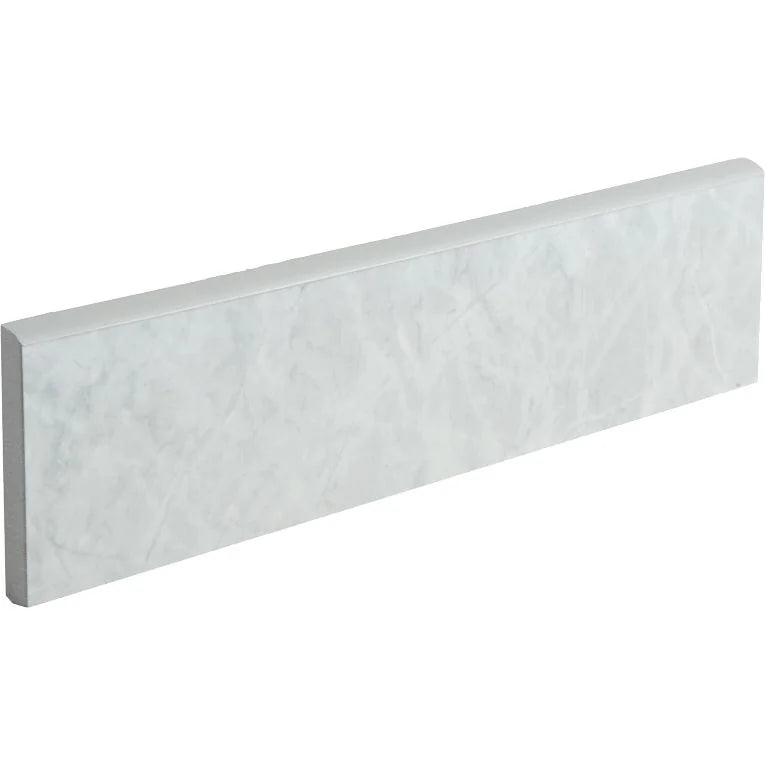Tru Marmi Silver Polished 3x12 Surface Bullnose Porcelain Trim