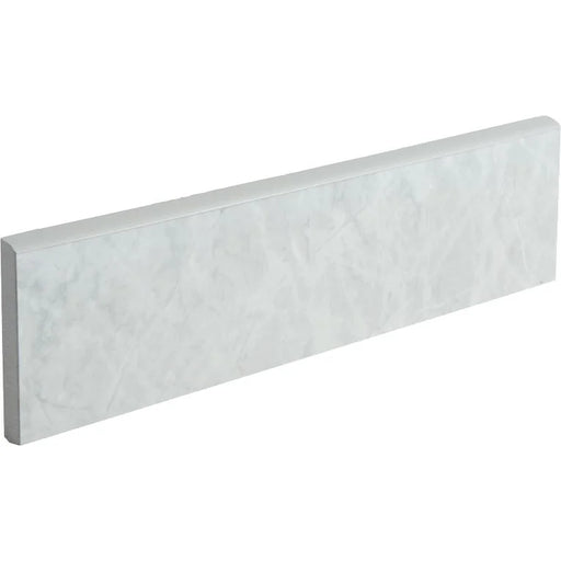 Tru Marmi Silver Polished 3x12 Surface Bullnose Porcelain Trim