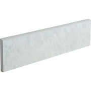 Tru Marmi Silver 1/2x12 Pencil Bullnose Matte Porcelain Trim