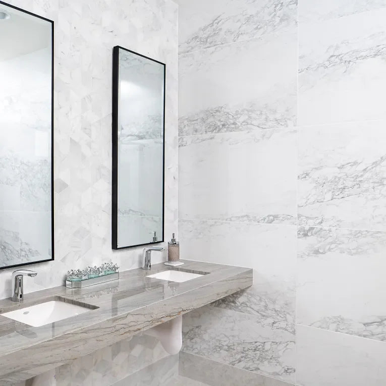 Tru Marmi Silver 24x48 Matte Porcelain Tile