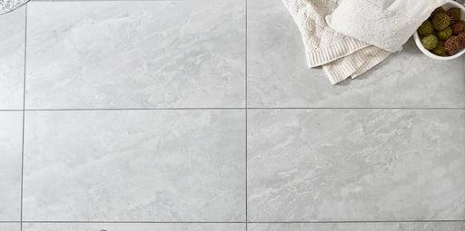 Tru Marmi Silver 24x48 Polished Porcelain Tile