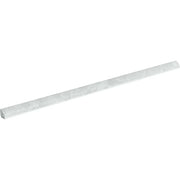 Tru Marmi Silver Polished 1/2x12 Pencil Bullnose Porcelain Trim