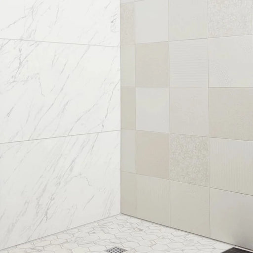 Tru Marmi Venatino Matte 4 Inch Hexagon Porcelain Mosaic