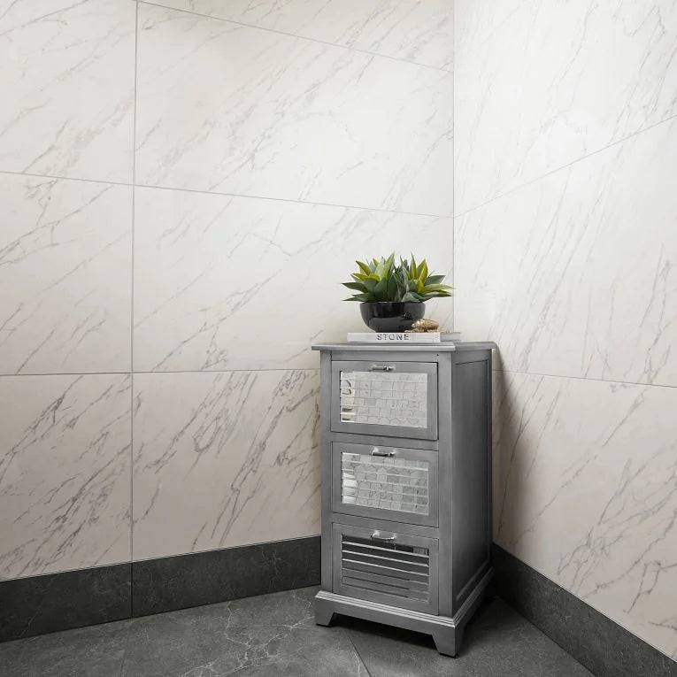 Tru Marmi Venatino 1/2x12 Pencil Bullnose Polished Porcelain Trim