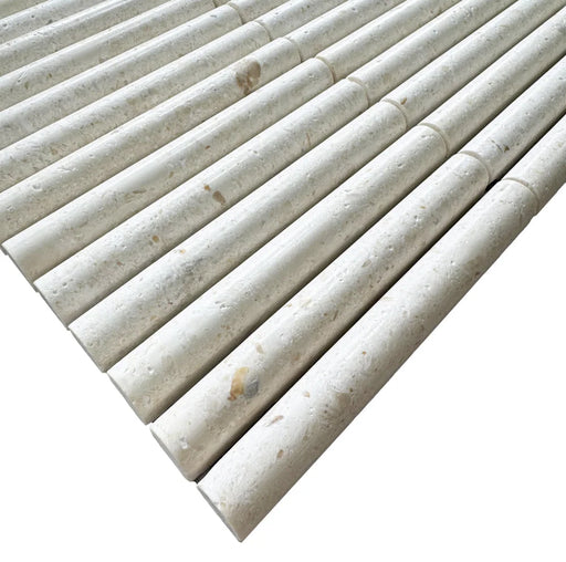 True Stone Mosaic Concave Golden Shell Beige Mosaic