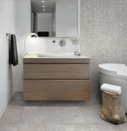 Trust Grey 12x24 Brushed Stone Look Porcelain Tile