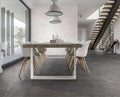 Trust Series Black 12x24 Honed Stone Look Porcelain Tile
