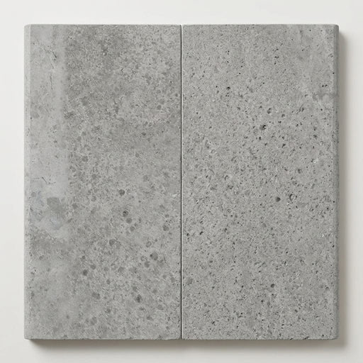 Tufa Limestone Coping 12x24 Honed Bullnose 1.25 inch close-up