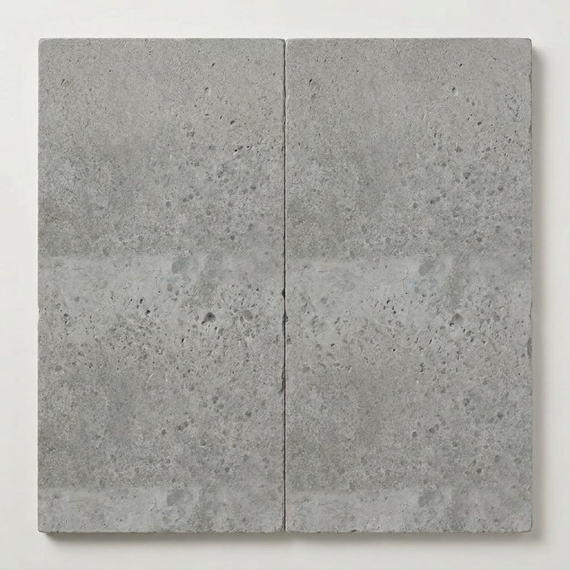 Tufa Limestone Paver 12x24 Brushed 2 inch close-up