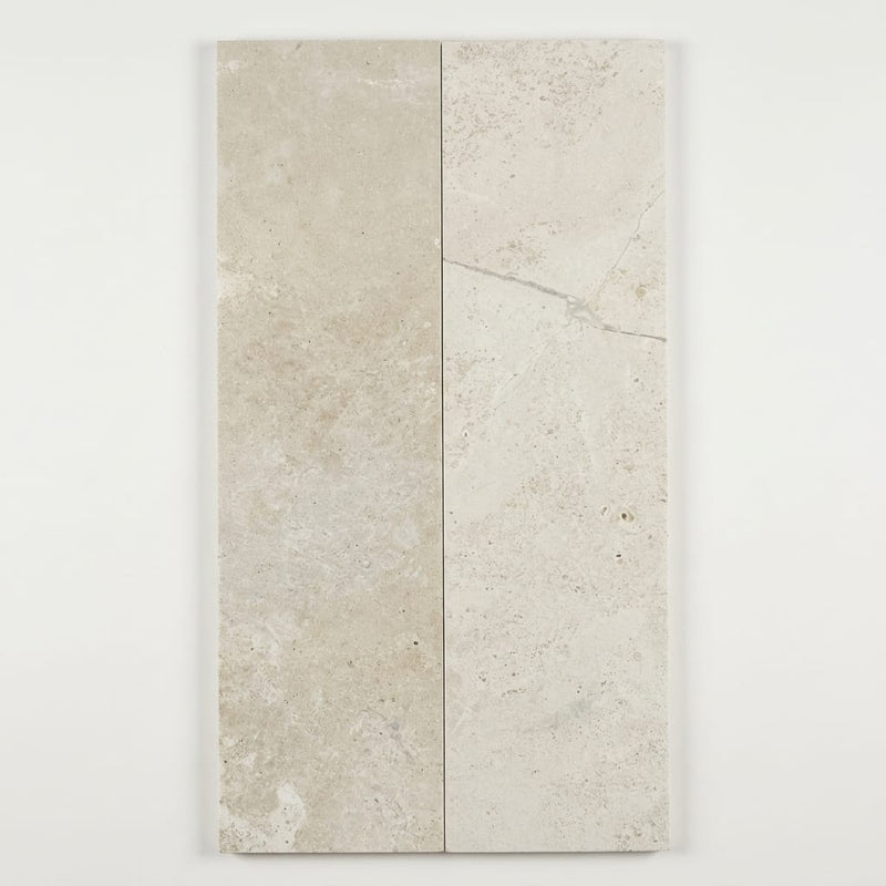 Tufa Limestone Tile 6x36 Honed close-up