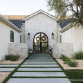 Tumbled Ledgers Mixed Beige and Grey 22x8 Wired Mesh Limestone Ledger