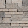 Tumbled Ledgers Mixed Beige and Grey 22x8 Wired Mesh Limestone Ledger
