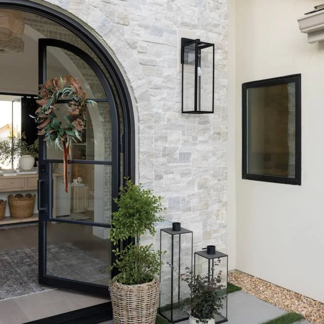 Tumbled Ledgers Mixed Beige and Grey 22x8 Wired Mesh Limestone Ledger