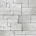 Taupe 22x8 Tumbled Marble Ledger Wired Mesh