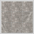 Tundra Gray Marble 12x12 Honed Tile close-up