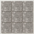 Tundra Gray Marble 12x12 Tumbled Tile close-up