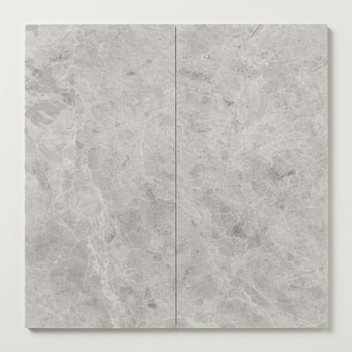 Tundra Gray Marble 12x24 Honed Tile close-up