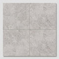 Tundra Gray Marble 18x18 Honed Tile close-up