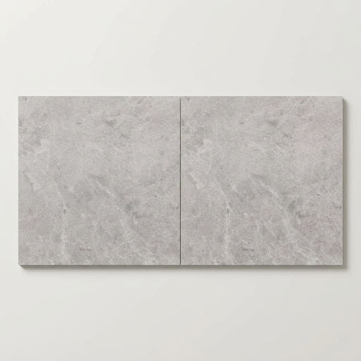 Tundra Gray Marble 24x24 Honed Tile close-up