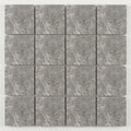Tundra Gray Marble 6x6 Tumbled Tile close-up