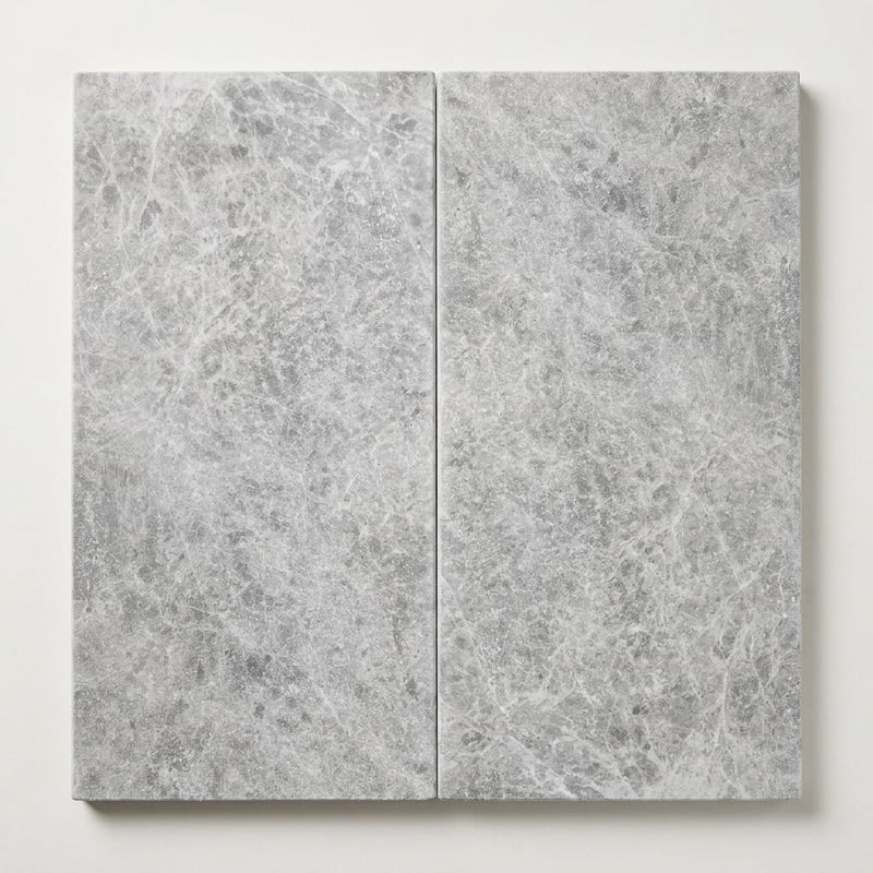 Tundra Marble Leather (Sandblasted & Brushed) 12 x 24 x 1.25 Paver 12x24 close-up