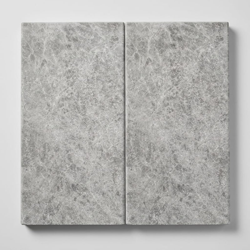 Tundra Marble Leather (Sandblasted & Brushed) 12 x 24 x 2 Modern Coping 12x24 close-up